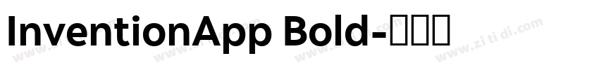 InventionApp Bold字体转换